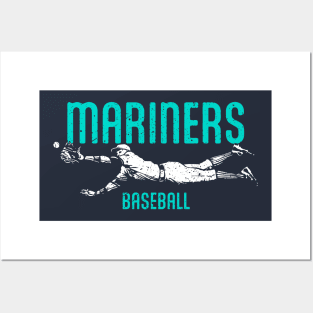 Mariners Vintage Catch Posters and Art